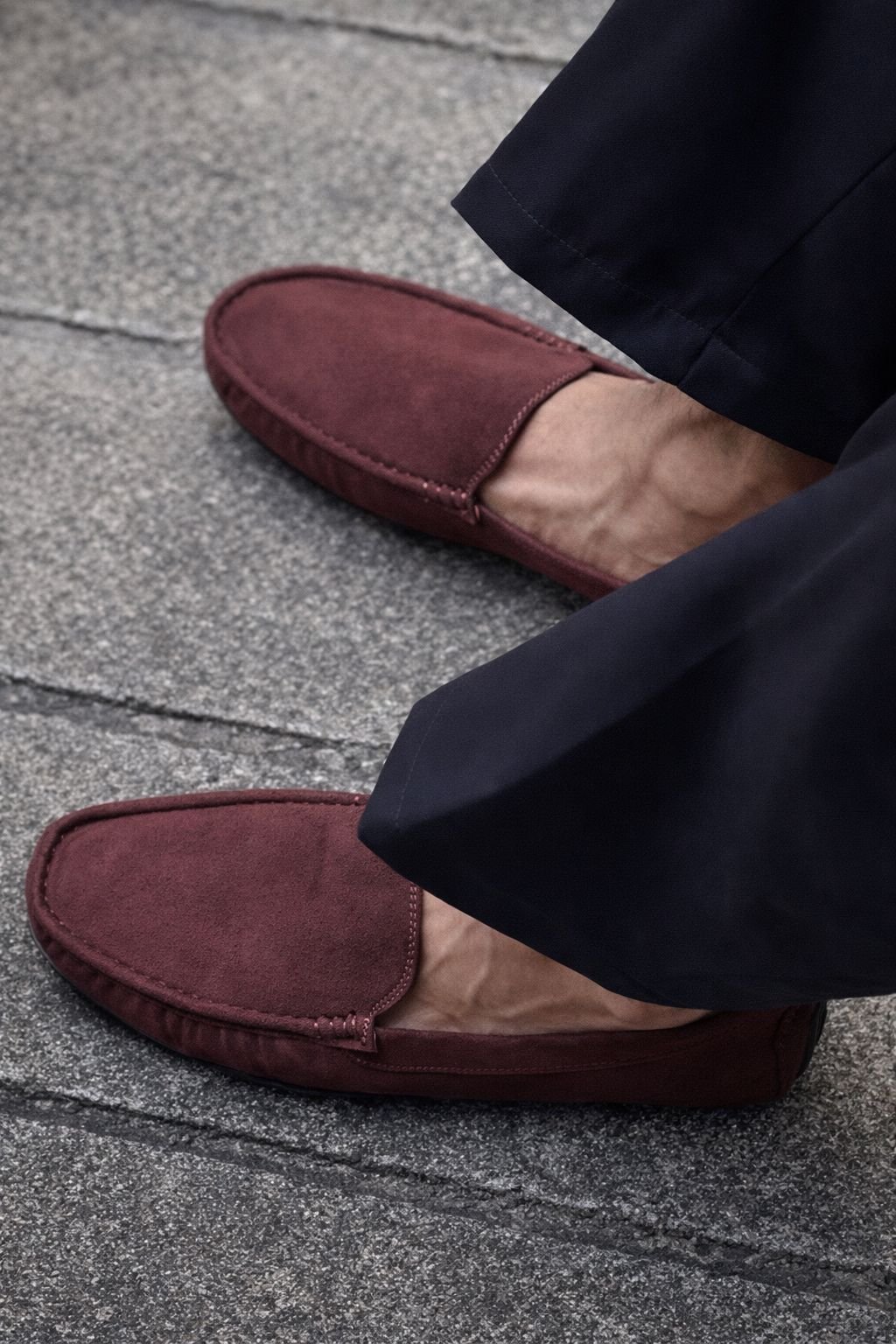 Chocolate Velvet Loafer - Image 3