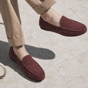 Chocolate Velvet Loafer