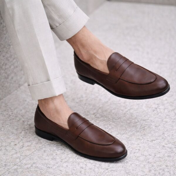 Heritage Chocolate Penny Loafer