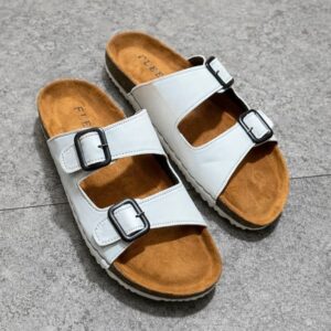 White Master D Monk Sandal