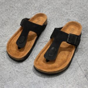 Black Master Fingee Sandal