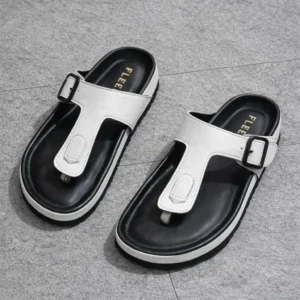 White Fingee Sandal